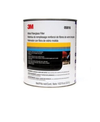 3M 05816 Short Strand Milled Fiberglass Body Filler (Gallon)
