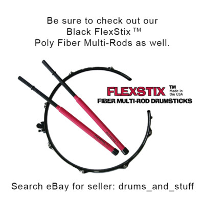 FLEXSTIX (GREEN) - POLY FIBER MULTI-ROD DRUMSTICKS