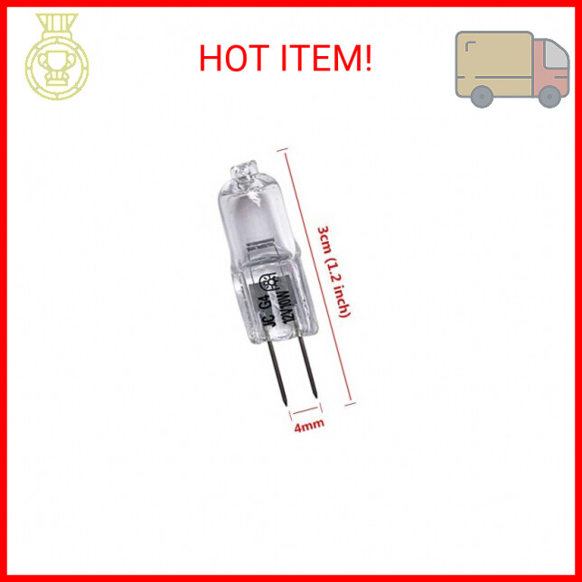 10 Watt T3 G4 Base 12 Volt 2500 Hours Light Bulb 10W 12V 2900K Landscape,10 Pack