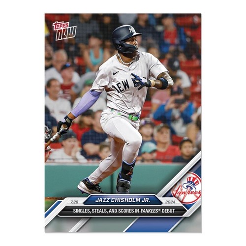 topps clearly authentic2022 ジャズチザムjr 2022 TOPPS SERIES 1 (#6) - FUTURE STARS - JAZZ CHISHOLM | eBay