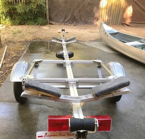 17’ Sea Nymph Aluminum Canoe With NEW Trailer Trailer