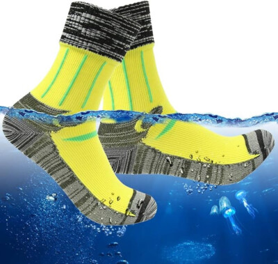 (S87V) Waterproof Breathable Knee High Skiing Kayaking Fishing Socks