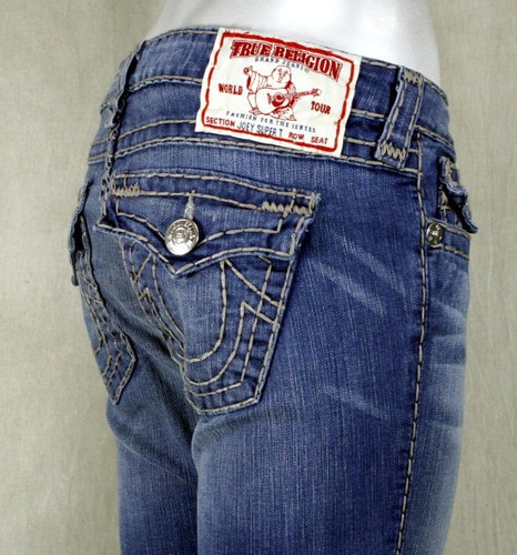 True Religion Jeans women's HAM- INDUSTRIAL grey stitch True Religion Jeans women's HAM- INDUSTRIAL grey stitch