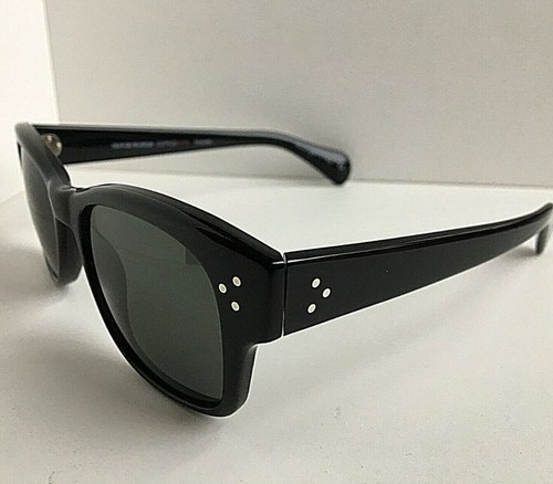 Pre-owned Oliver Peoples Polarized  Ov 5242s 1005/p2 Jannsson Sun 51mm Black Sunglasses