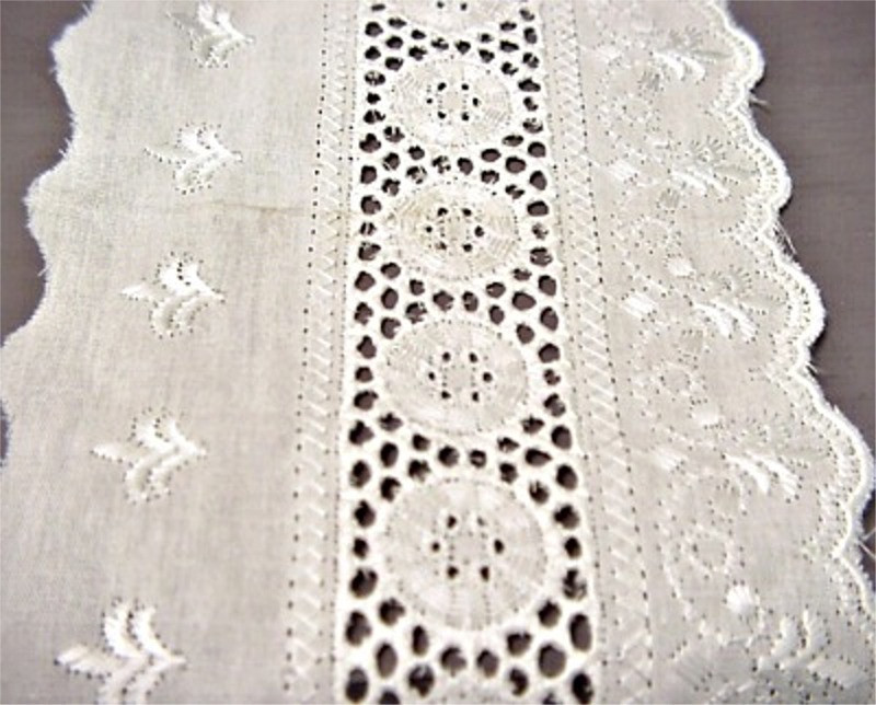 EYELET LACE 15 YRS IVORY COLOR 4 1/2