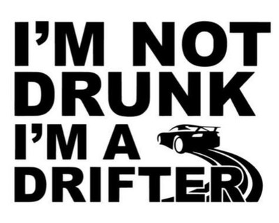 1x  Drifting, Auto Aufkleber , Sticker, 15x11cm, Racing, Film, Tuning, Driften