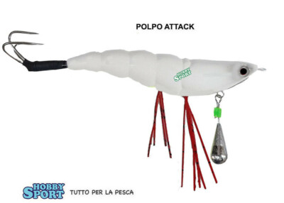 POLPARA POLPO ATTACK EXPERT WHITE  15+15 GR ARTIFICIALE MARE  POLPO