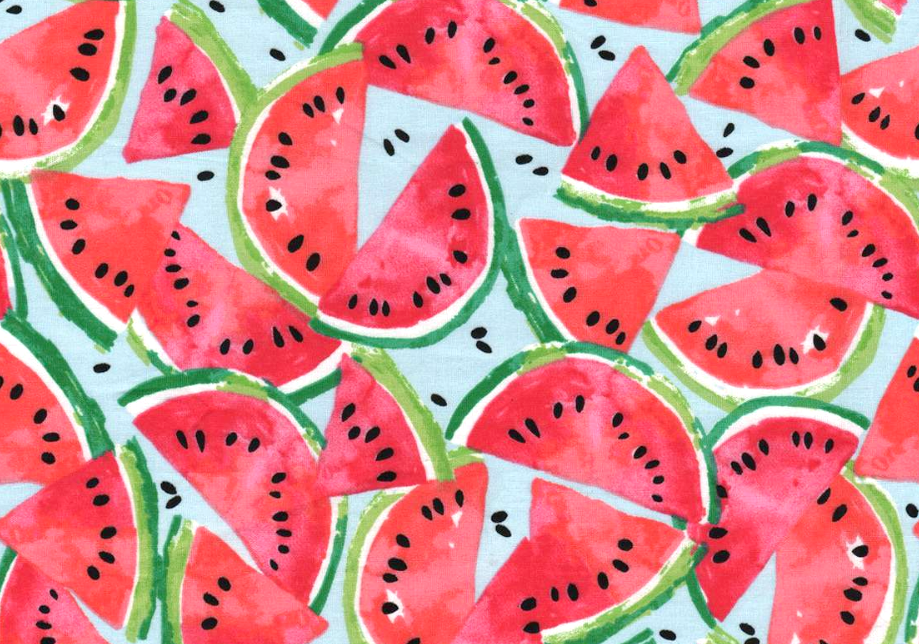 watermelon様へ FAT QUARTER FABRIC WATERMELON SLICES SUMMER FRUIT 100