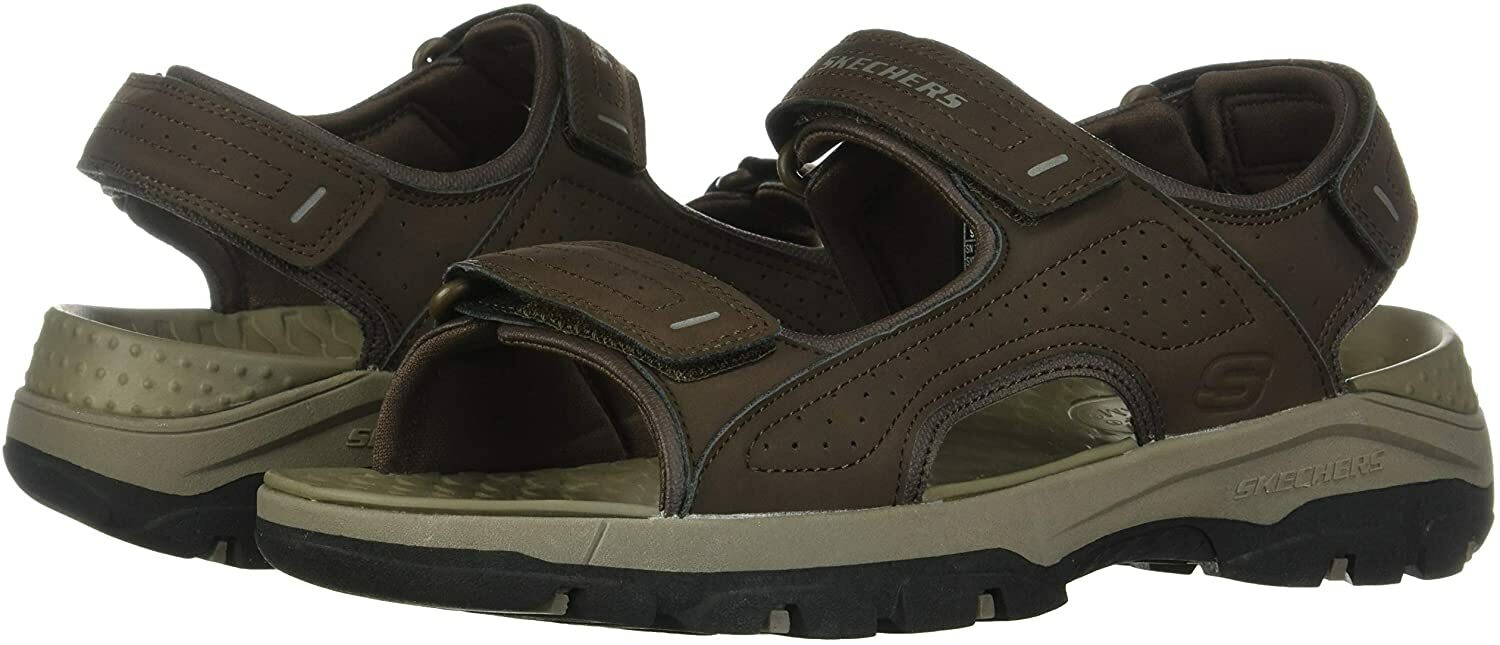 

Мужские сандалии Skechers TRESMEN-GARO Chocolate 204105/CHOC Relaxed Fit, 204105