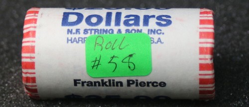 2010 Franklin Pierce Presidential Dollar Roll ~ Look For Errors and Mint. #58