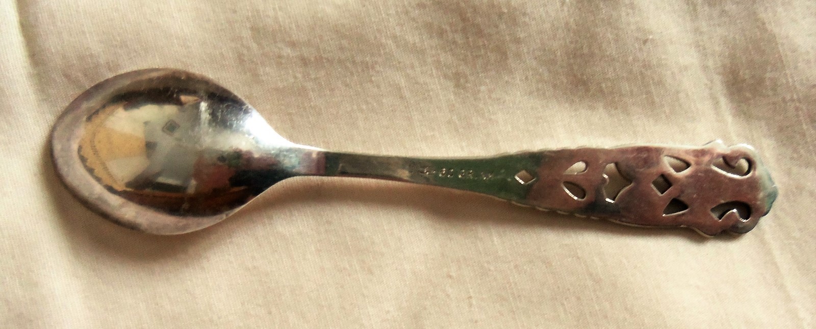 Magnus Aase Silver Plated Demitasse Spoon  Norway 60 GR.NM