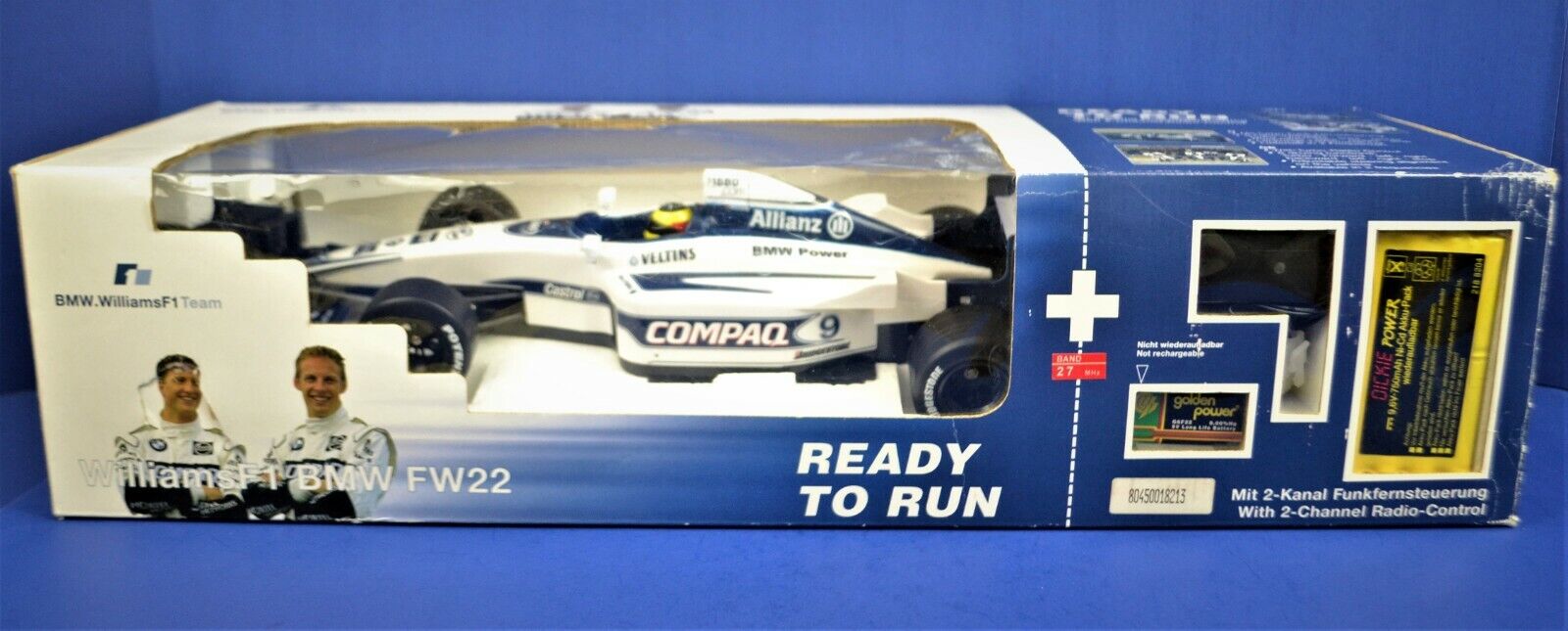 Dickie 1/14 BMW Williams F1 FW 22 Radio Controlled F1 Racer Dickie 1/14 BMW Williams F1 FW 22 Radio Controlled F1 Racer