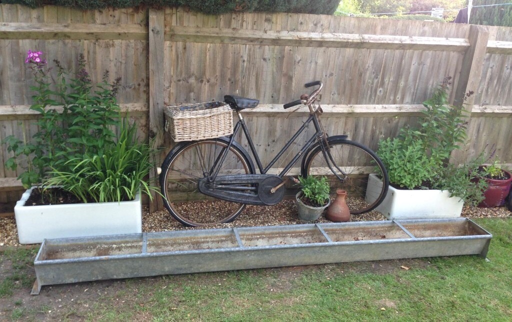 Garden Trough/Planter - (galvanized feed troughs) | in Salisbury, Wiltshire | Gumtree