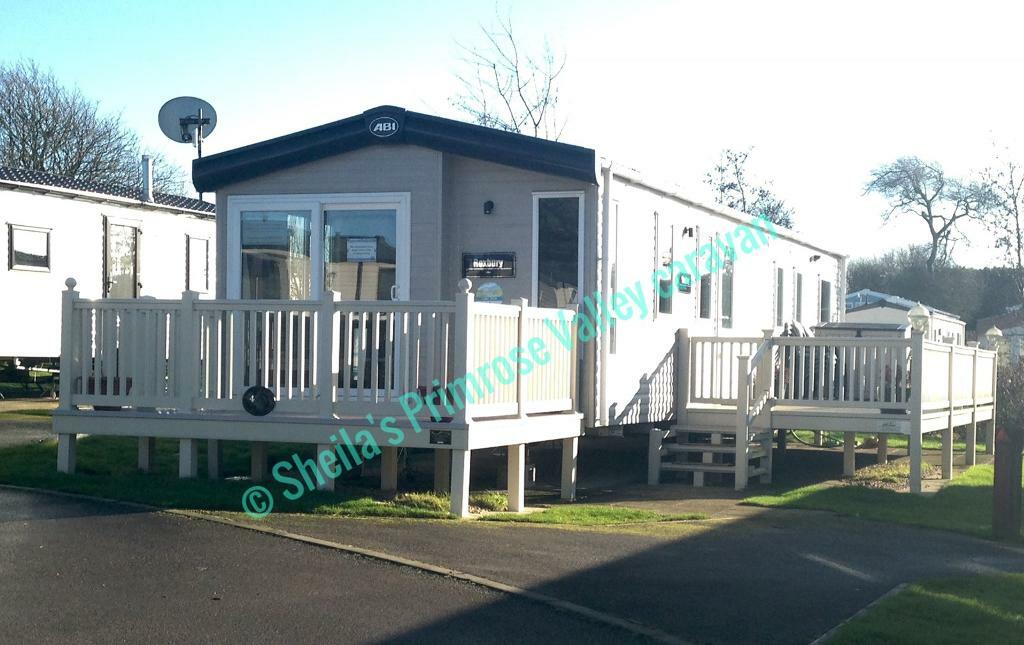 3 bedroom platinum caravan for hire on Primrose Valley Holiday Park in Filey, North Yorkshire