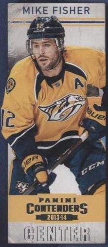 2013-14 Panini Playoff Contenders - Mike Fisher #57