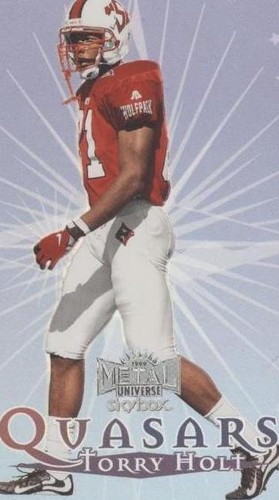 1999 Skybox Metal Universe Torry Holt #5 Q