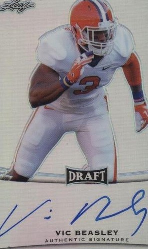 2015 Leaf Metal Draft Vic Beasley #BA-VB1