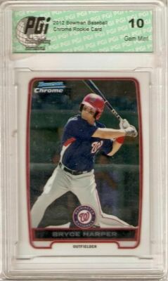 Bryce Harper 2012 Bowman Chrome #BCP10 Rookie Card PGI 10 | eBay