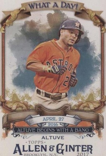 2017 Topps Allen & Ginter - Jose Altuve #WAD-91