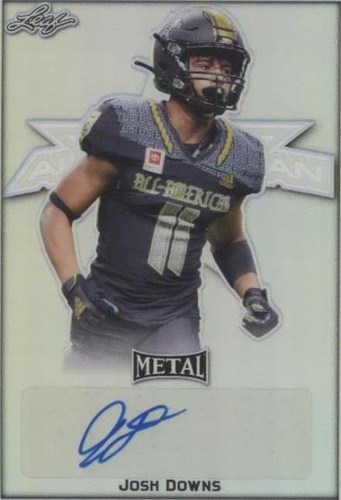 2020 Leaf Metal U.S. Army All-American Bowl Josh Downs #BA-JD1