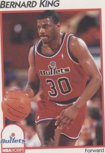 激レア NBA 1991年 ALL-STAR バーナード・キング ユニフォーム 1991-92 NBA Hoops #254 Bernard King All-Star Bullets | eBay