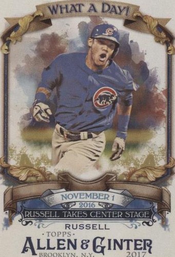 2017 Topps Allen & Ginter - Addison Russell #WAD-81