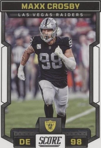Maxx Crosby #98 Raiders Stitched Home Black F.U.S.E Jersey w