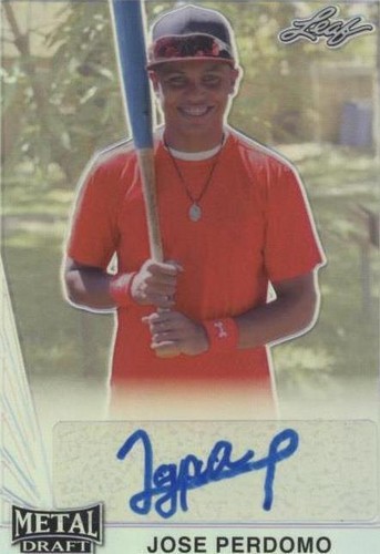 2021 Leaf Metal Draft - Jose Perdomo #LA-JP2