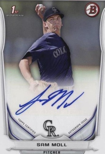 2014 Bowman - Sam Moll #PA-SM