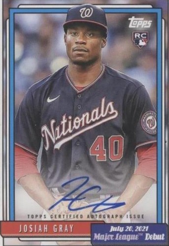 2022 Topps Archives - Josiah Gray #72DB-JG
