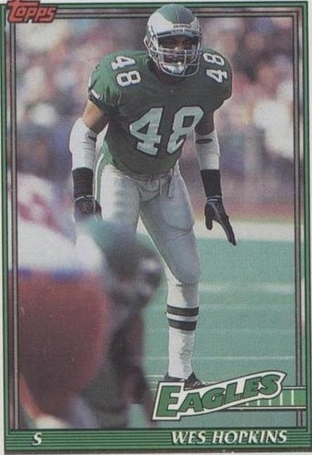 1991 Topps Wes Hopkins #215