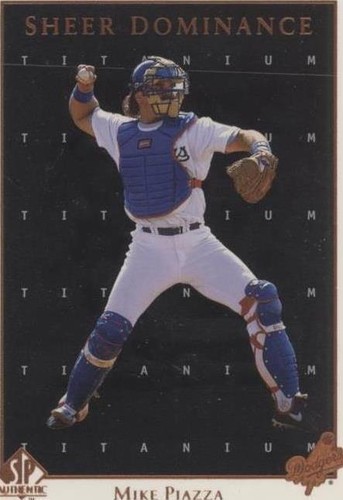 1998 SP Authentic - Mike Piazza #SD40