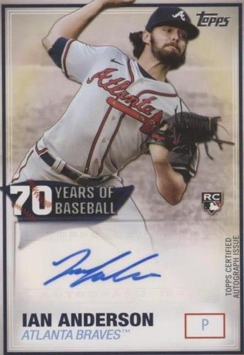 2021 Topps - Ian Anderson #70YA-IA