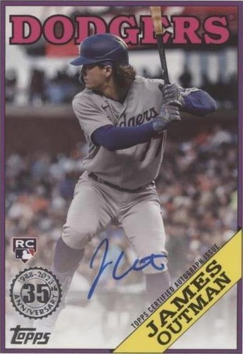 2023 Topps Series 2 - James Outman #88BA-JO