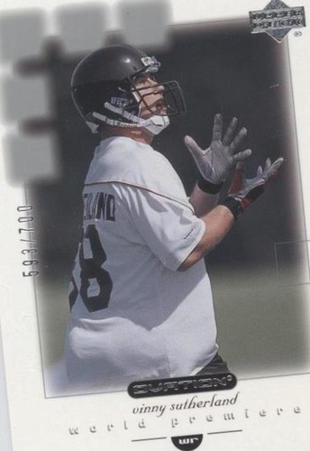 2001 Upper Deck Ovation Vinny Sutherland #113