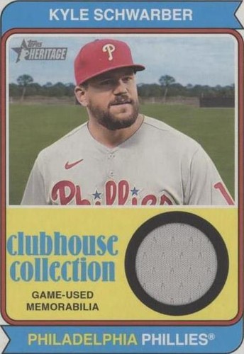 2023 Topps Heritage - Kyle Schwarber #CCR-KS