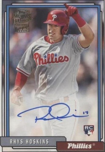 2018 Topps Archives - Rhys Hoskins #FFA-RH