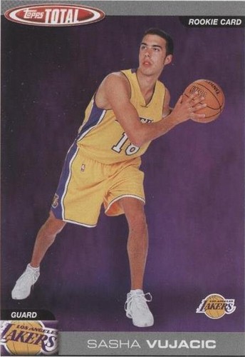2004-05 Topps Total - Sasha Vujacic #350