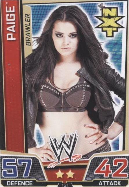 WWE PANINI PAIGE 25シリ　サイン　Tie-Dye　カード 2016 Topps WWE Road To Wrestlemania #27 Paige Diva | eBay