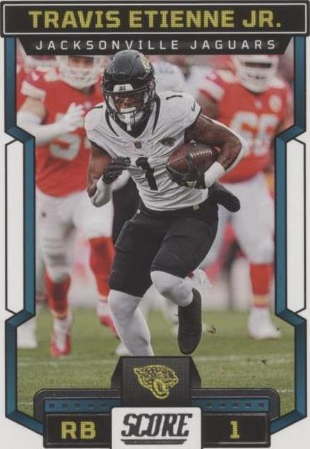 2023 Score Travis Etienne #18
