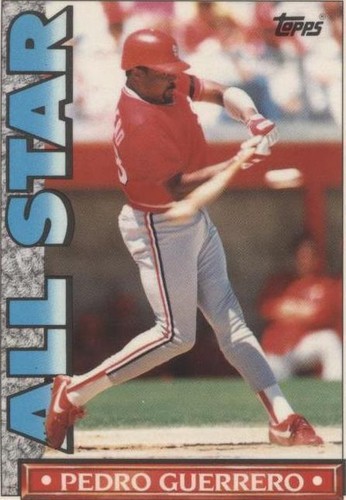 1990 Topps TV Glossy All-Star Set - Pedro Guerrero #50
