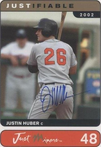 2002 Just Minors Justifiable - Justin Huber #48