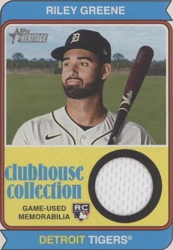 2023 Topps Heritage - Riley Greene #CCR-RG