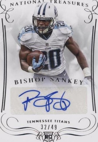 2014 Panini National Treasures Bishop Sankey #S-BSA