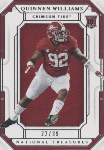 2019 Panini National Treasures Collegiate Quinnen Williams #24