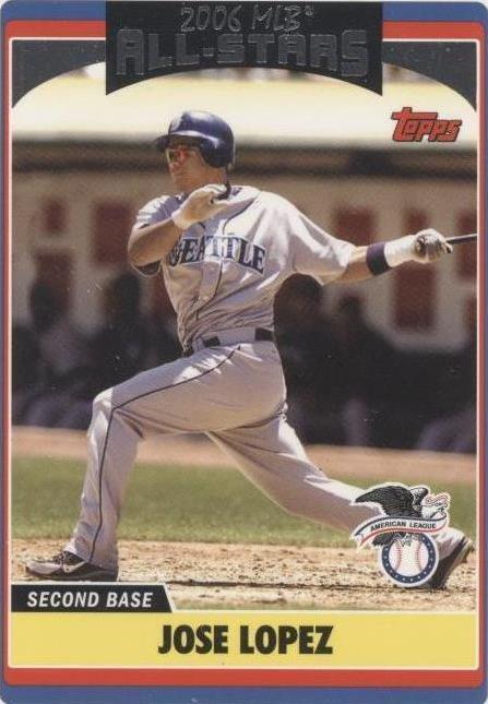 Actualizaciones y aspectos destacados Topps 2006 - José López #UH259