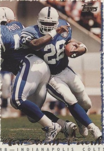 1995 Topps Marshall Faulk #307