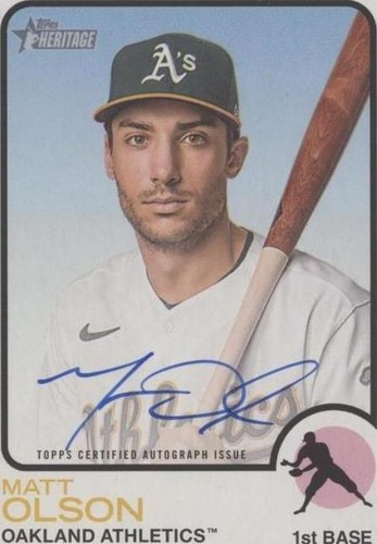 2022 Topps Heritage - Matt Olson #ROA-MO