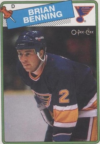 1988-89 O-Pee-Chee - Brian Benning #174