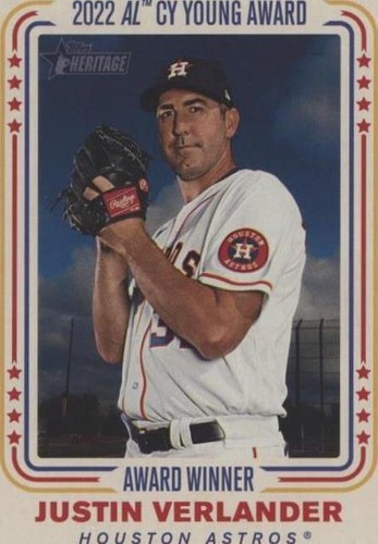 2023 Topps Heritage High Number - Justin Verlander #AW-4